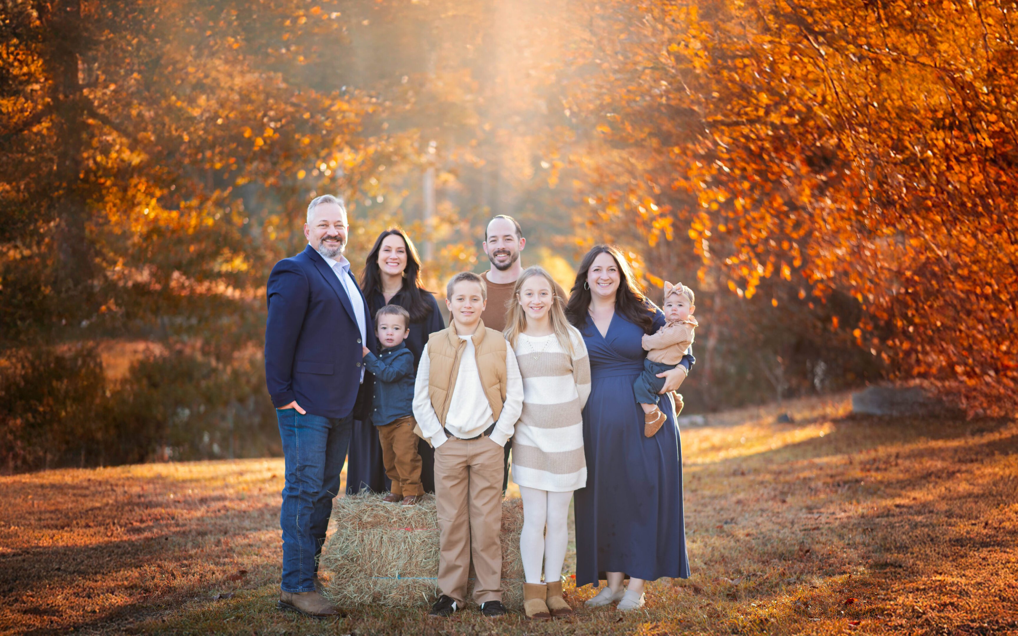 Hammonds Family with grandkids 2025