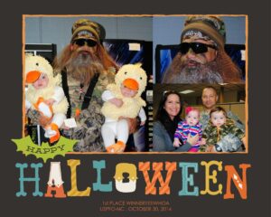 Bear's 2014 Halloween office costume contest. Duck Dynasty winner.